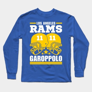 Los Angeles Rams Garoppolo 11 American Football Retro Long Sleeve T-Shirt